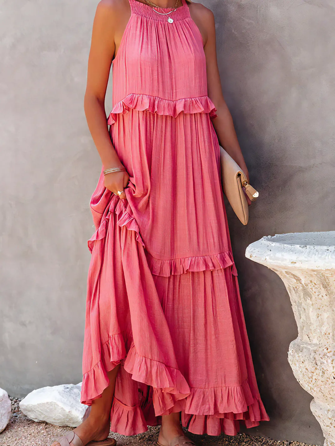Mabel™ Ruffle Breeze Maxi Dress