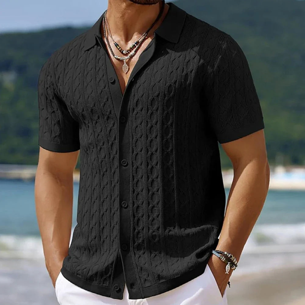Talon™ Button-Down Knitted Shirt