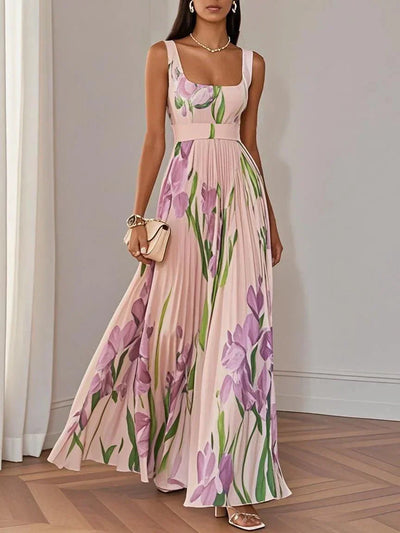 Revina™ Elegant Floral Maxi Dress